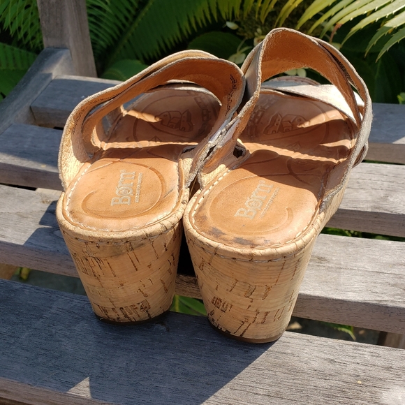 Born Orthotic Platform Wedge Slip-On Mule Sandals - Picture 5 of 9